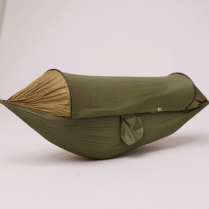 Quick-Deploy Nylon Hammock with Built-In Mosquito Net – Lightweight & Compact for Outdoor Camping, Backpacking & Hiking