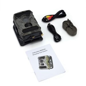 5Mp Night Vision Hunting Trail Camera With Wide Angle And Pir Sensor