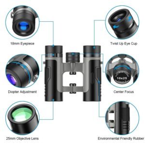 25X Binoculars For Bird-Watching Hunting And Hiking