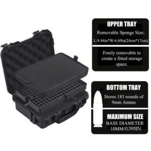 Lockable Hard Shell Gun Case 2