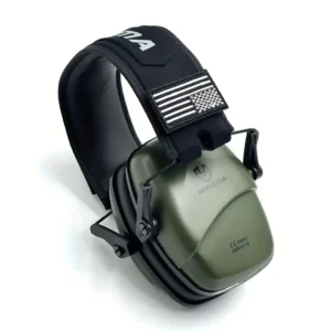 Army Green YHKEMA 2025 NEW Passive Shooting & Hunting Earmuffs with 25 NRR Noise Reduction, Noise-Canceling Ear Protection Headphones for Adults