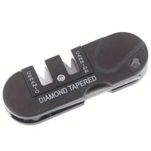 3-in-1 Portable Knife Sharpener - Tungsten, Ceramic & Carbide Rods