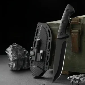 Ultimate Survival Knife Set - Fixed Blade With Kydex Sleeve