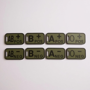 PREP READY 3D-Printed Blood Type Bag Tags & Key Rings (per tag)